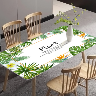 Скатертина для кухні та їдальні на замовлення "Green plant", 60*90 см Скатертина для кухні та їдальні на замовлення "Green plant", 60*90 см